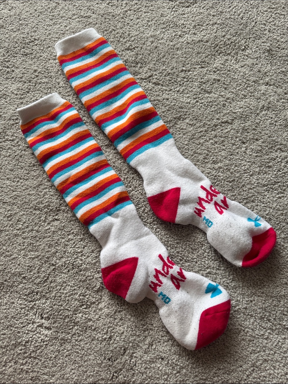 Under Armour Striped Knee-High Socks